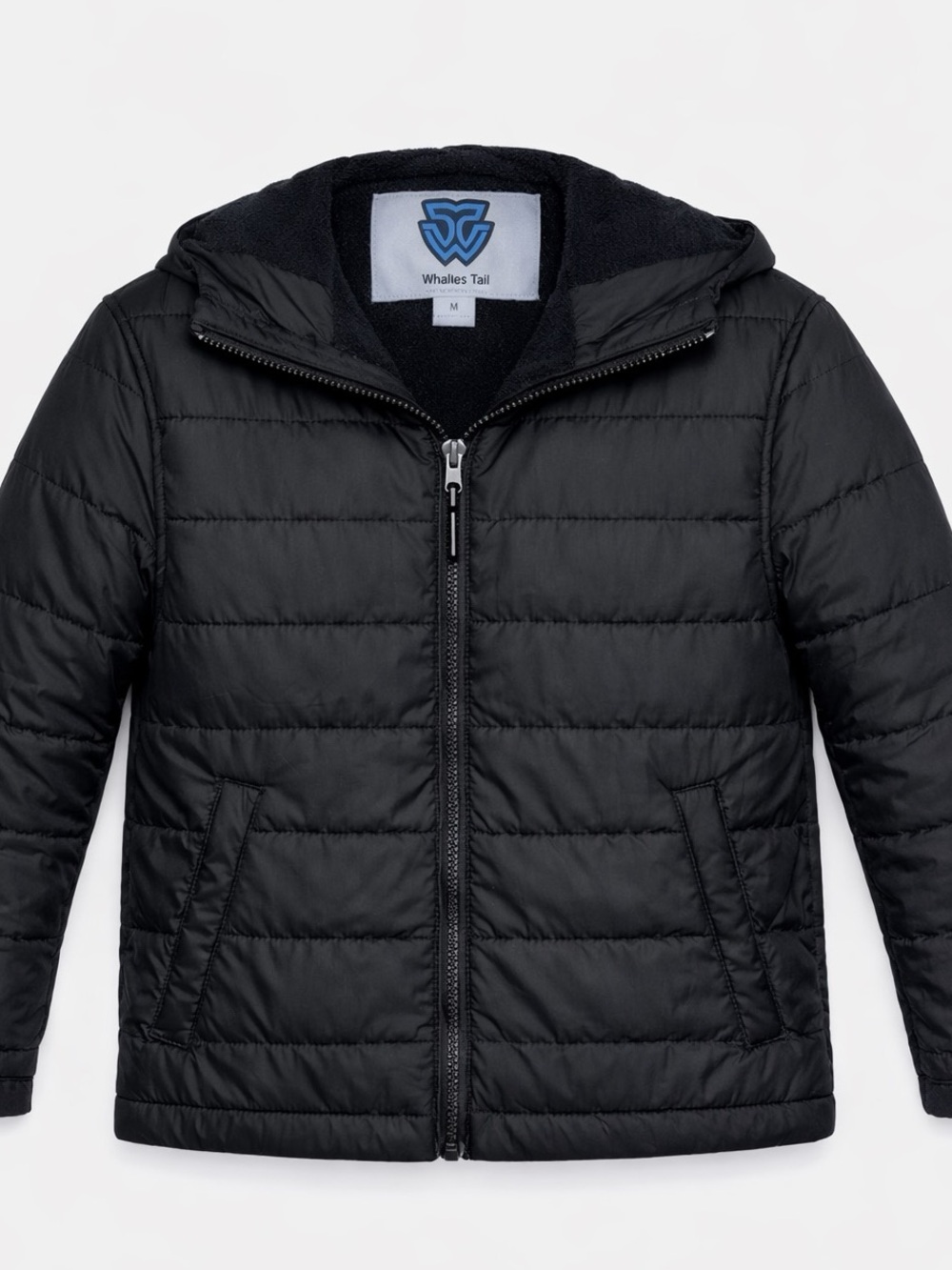 NWT Whales Tail Performance Wear Kids Puffer Jacket | Black | Size 6